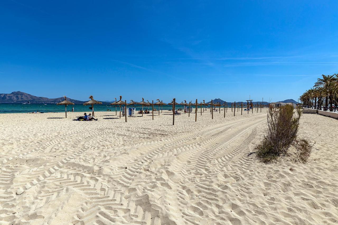 La Gola Apartment, First-Line Beachfront, Newly Refurbished Port de Pollença Exterior foto